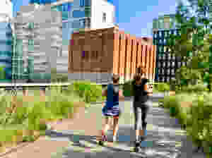 The Gansevoort Street entrance of the High Line