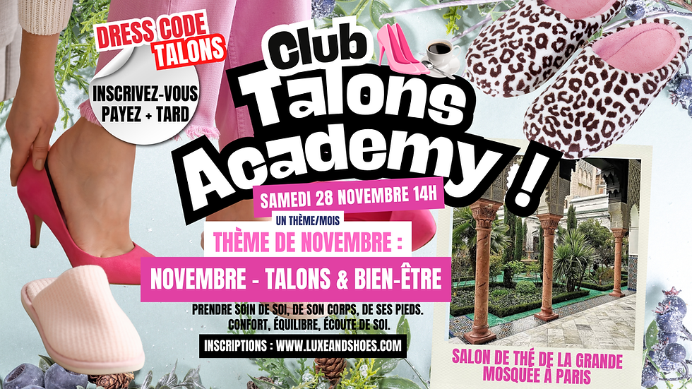 Club TALONS ACADEMY - Rencontre samedi 28 novembre 14h