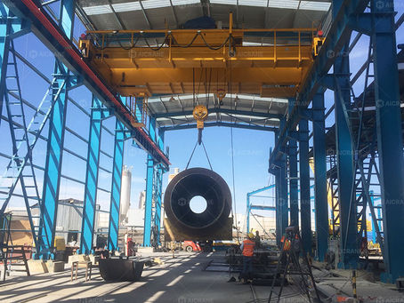 Considerations for 50 Ton Overhead Crane Runway Beam Design in Steel Workshops