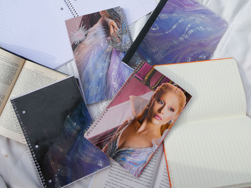 Thumbnail: Upcycled Movie Poster Notebook Journal Diary WICKED and BRATZ