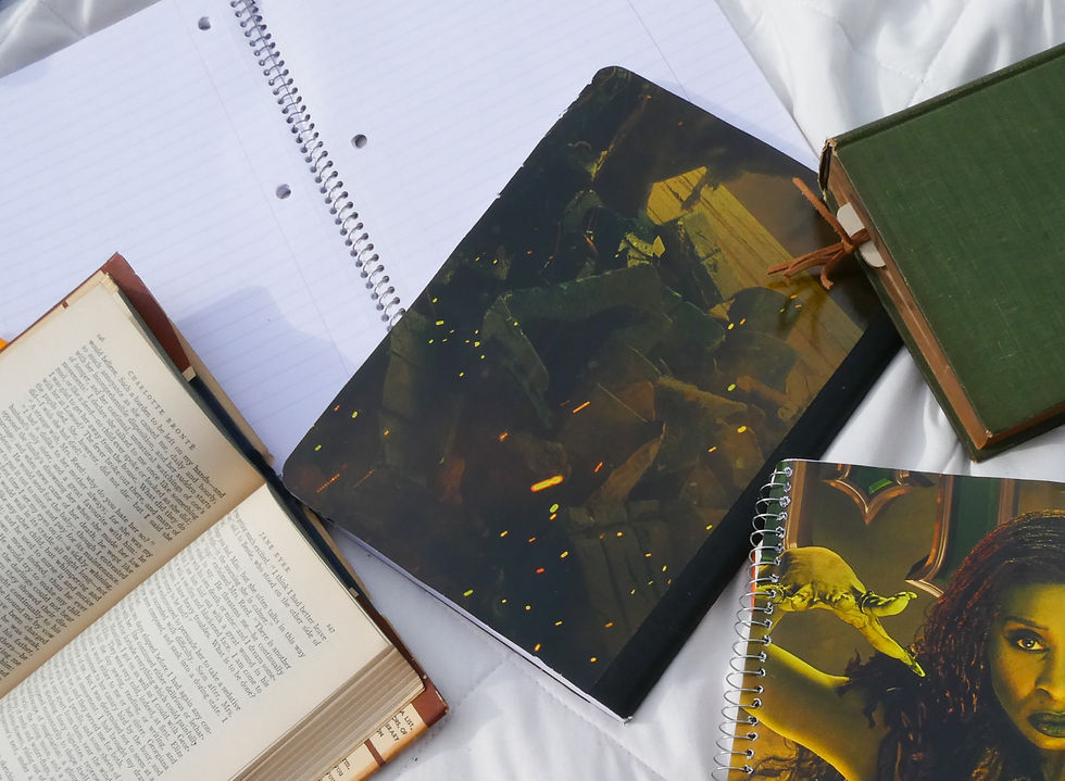 Thumbnail: Upcycled Movie Poster Notebook Journal Diary WICKED and BRATZ