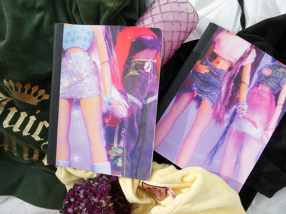 Thumbnail: Upcycled Movie Poster Notebook Journal Diary WICKED and BRATZ