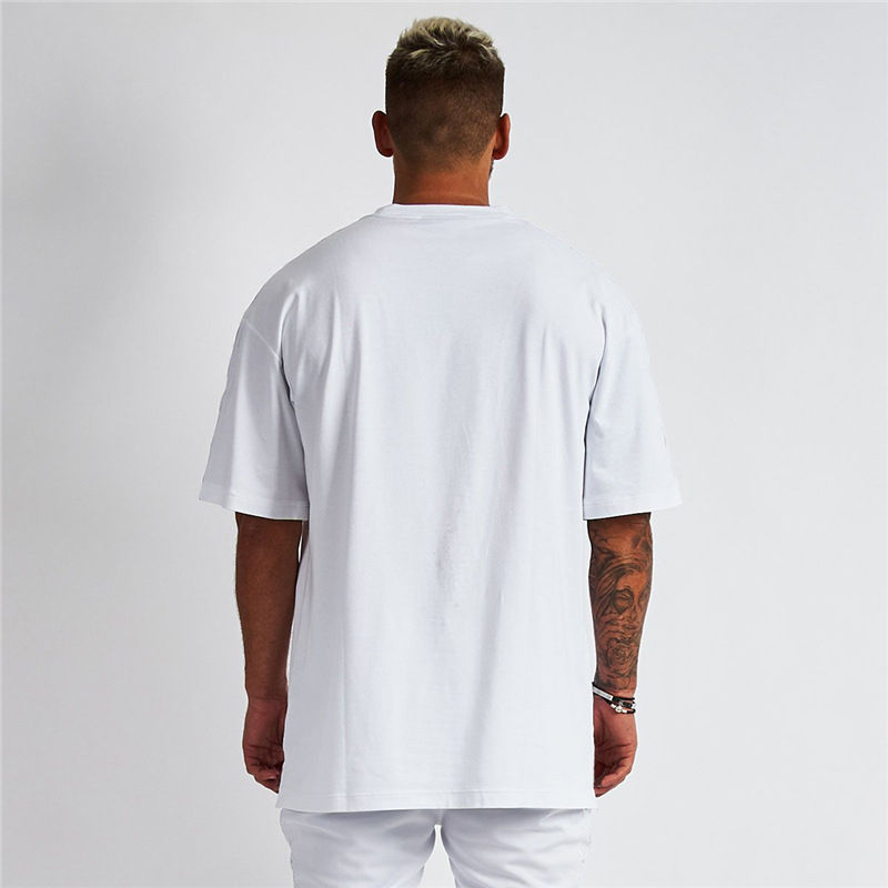 Thumbnail: High Quality Designs Oversized White Plain Men T-Shirts