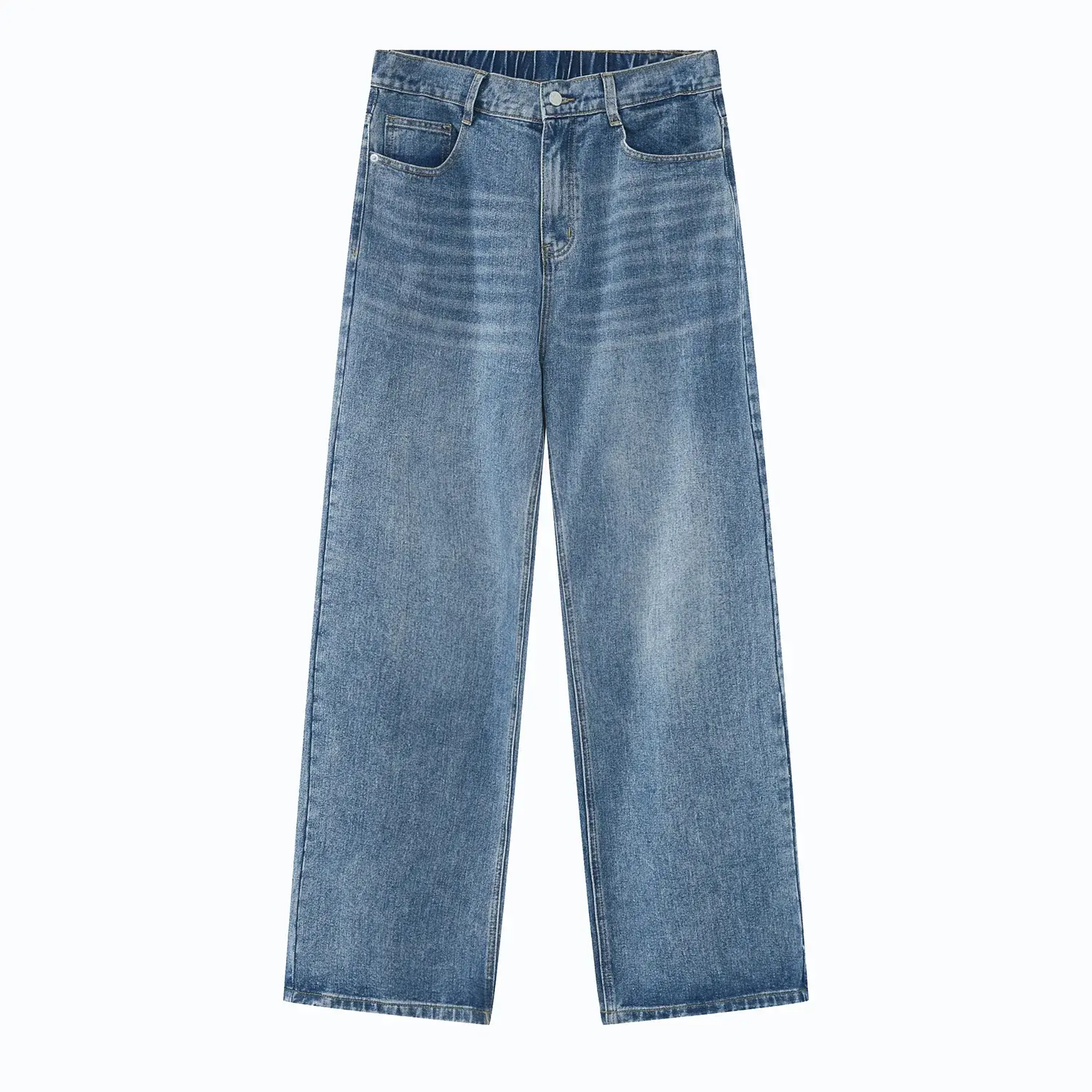 Men Classic Jeans Hommes Selvedge Denim Jeans Straight for Men