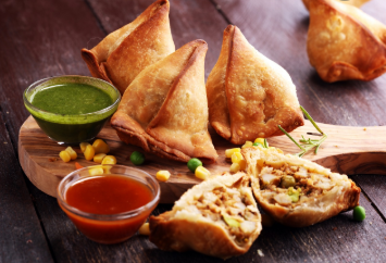 Arranged Food and Objects