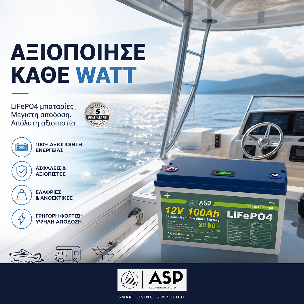 Μία μπαταρία LiFePO4