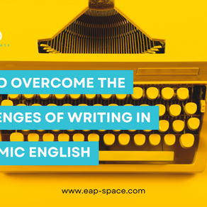 How to Overcome the Challenges of Writing in Academic English