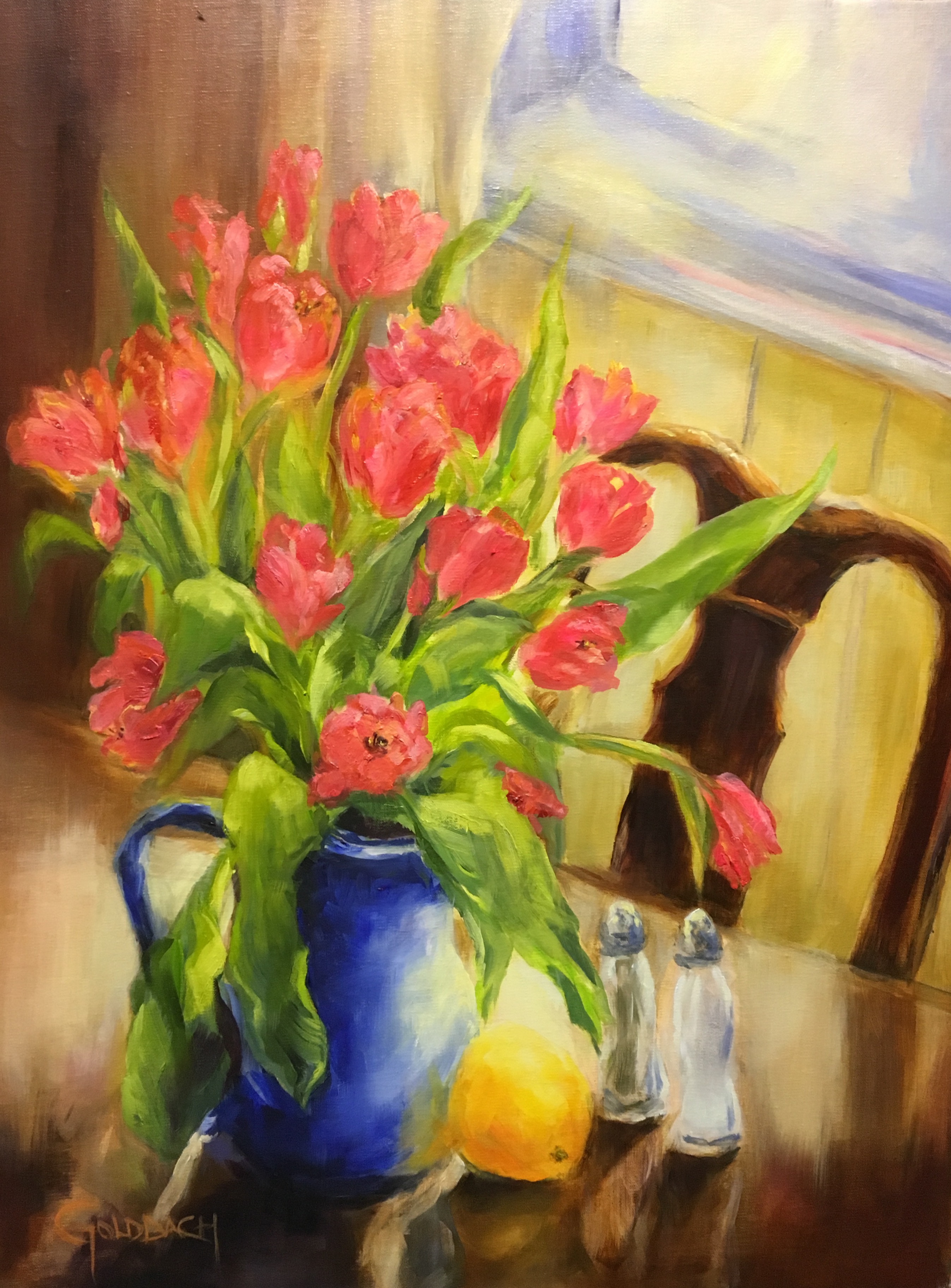 "He Brought Tulips"