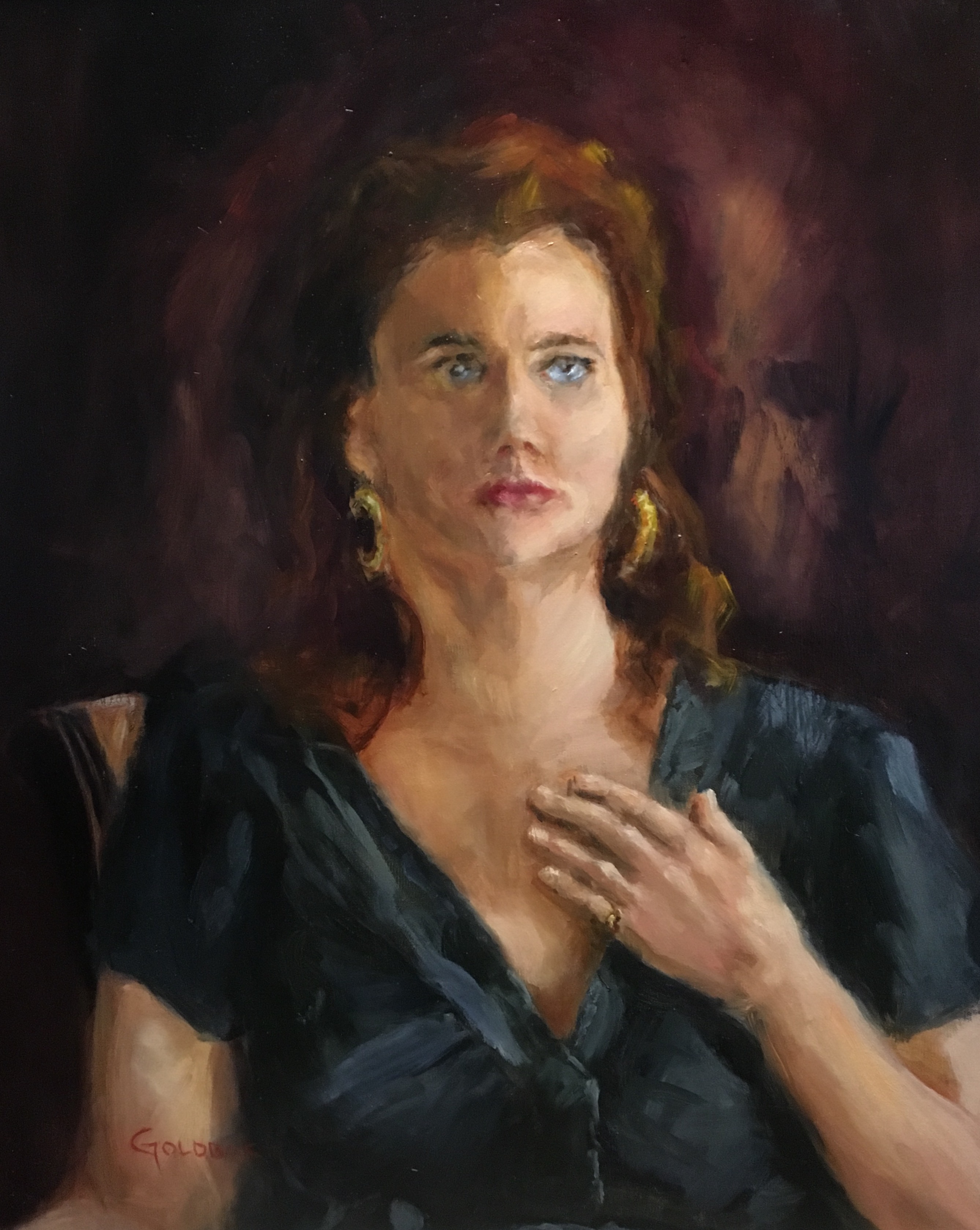 "Lady in Chair"