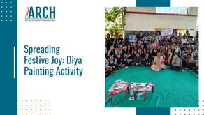 Spreading Festive Joy: Diya Painting Activity