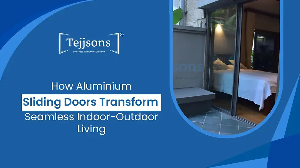 How Aluminium Sliding Doors Transform Seamless Indoor-Outdoor Living