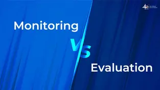Difference between Monitoring and Evaluation