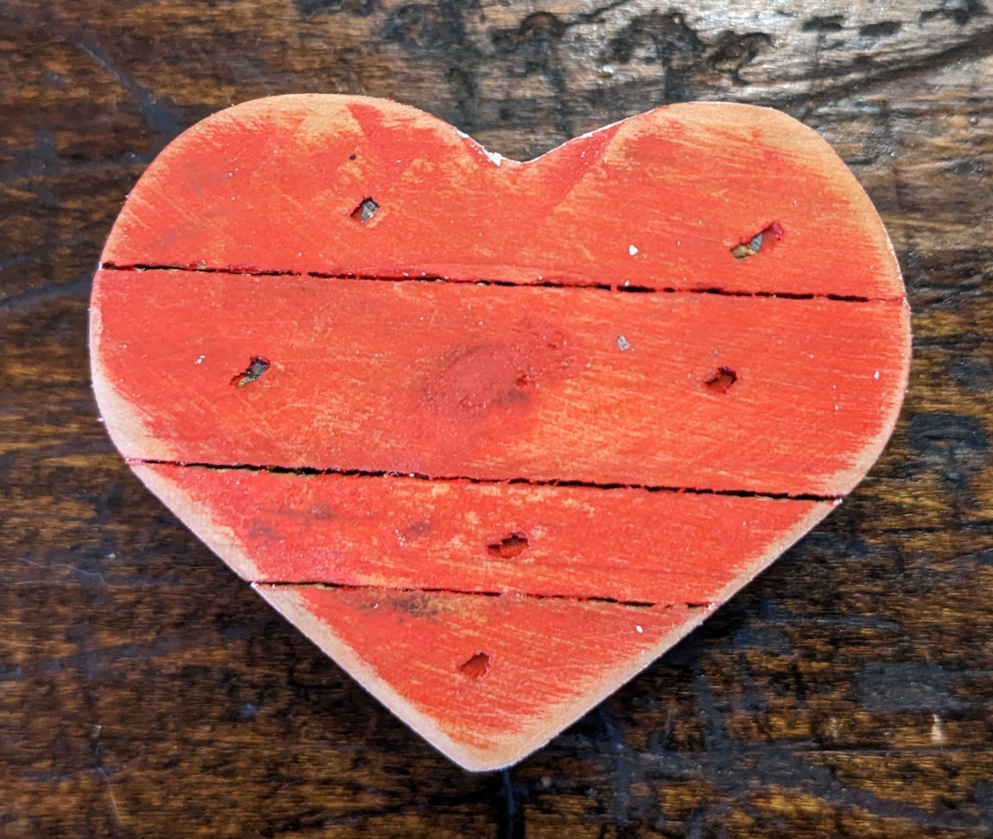 2.25" Wood Heart