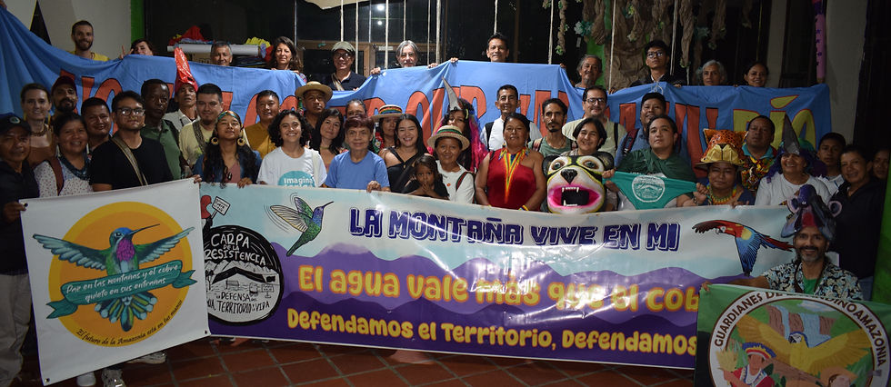 Foro “Experiencias de resistencia y cuidado ambiental frente al extractivismo”. Foto: Paola Silva