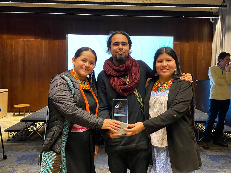 La serie periodística Territorio del Iaku gana premio de Periodismo de Soluciones