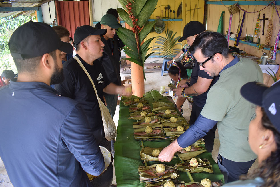 Por medio del alimento pervive la relación del pueblo Inga con las plantas. La familia de Soraida ve en la cocina una forma de pedagogía para que el mundo y su comunidad valore su cultura. Foto: Paola Jinneth Silva