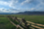 jack fence and mountains