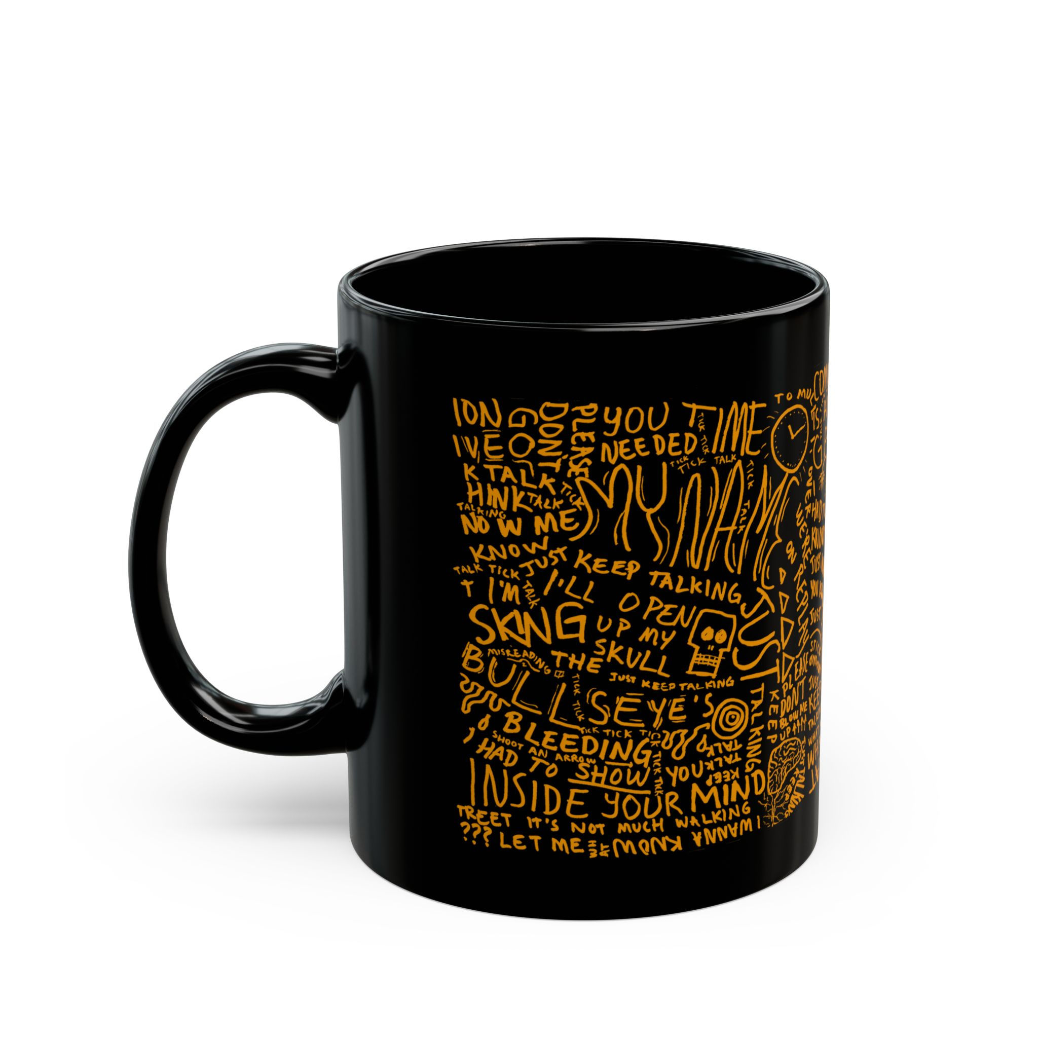 "Word Chaos" mug - black