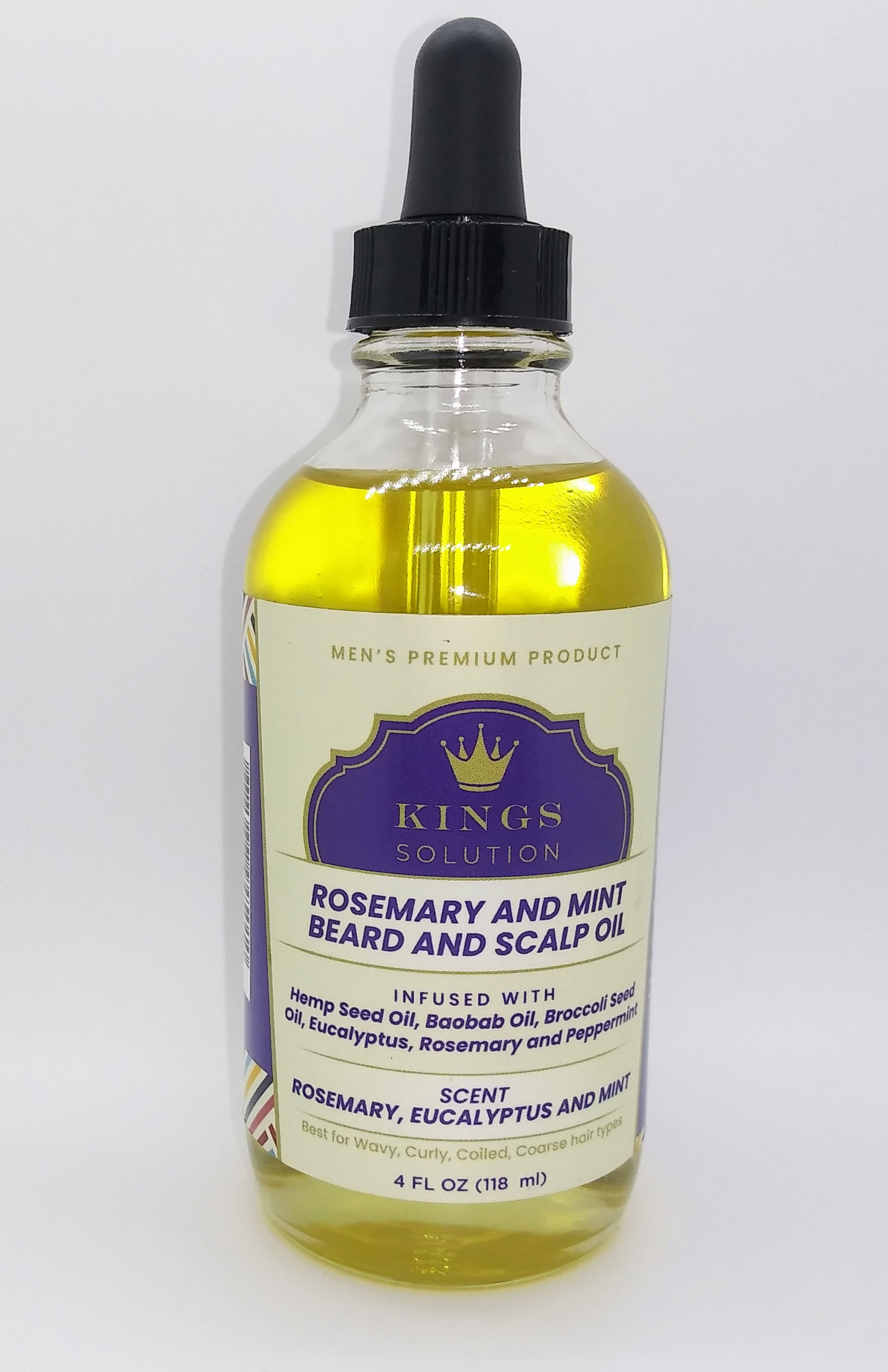 KS Rosemary and Mint Beard and Scalp Oil - 4 Fl Oz