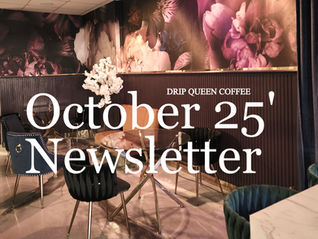 Drip Queen Coffee October 25' Newsletter: Fall Flavors, Air Force Sports, and Festivities Await