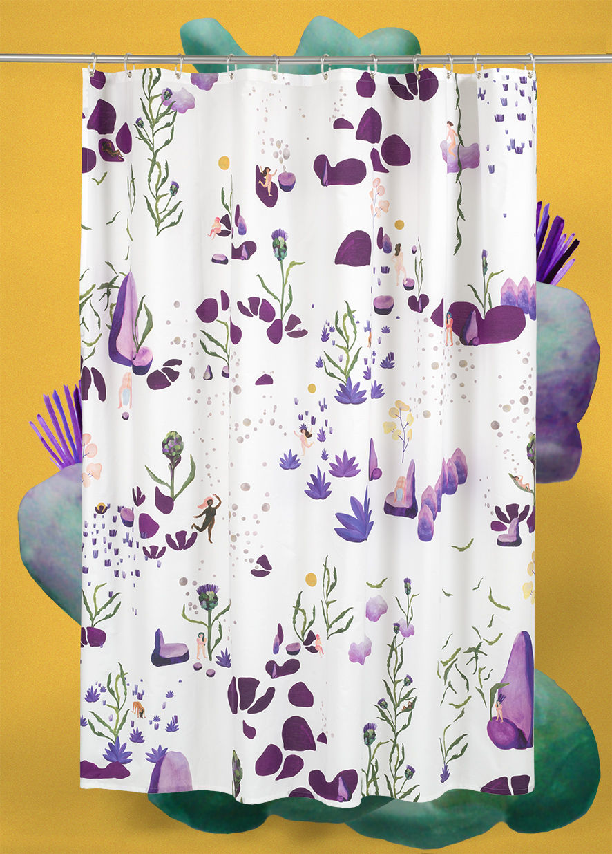 Thumbnail: shower curtain FLUSS