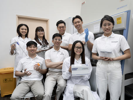 Kyberlife Team at the Singapore-headquartered office