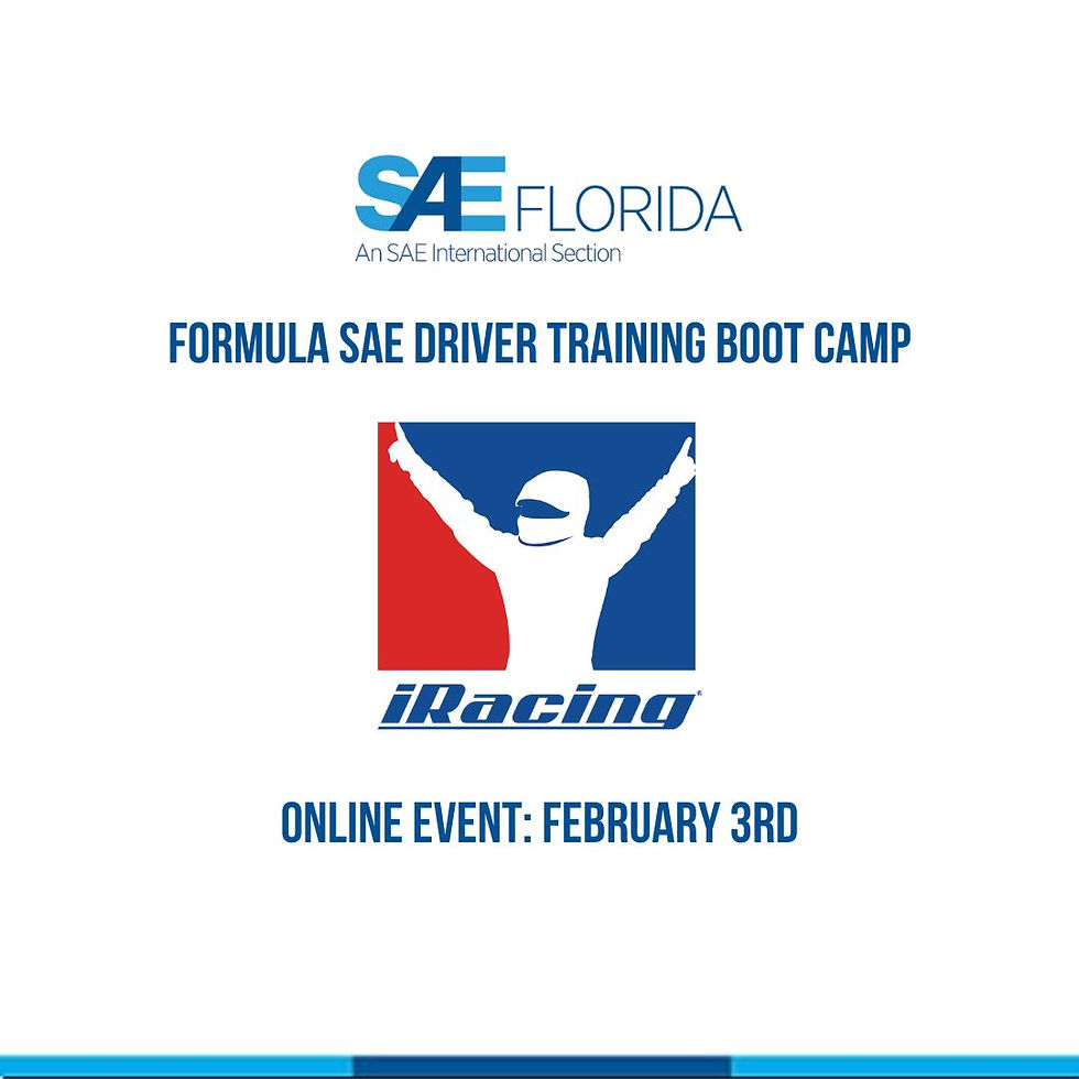 Formula SAE Driver Training Boot Camp (VIRTUAL)