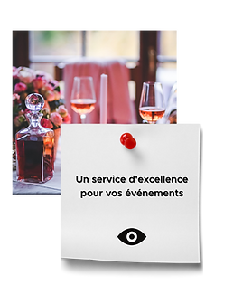 Votre conciergerie s'occupe de votre événement