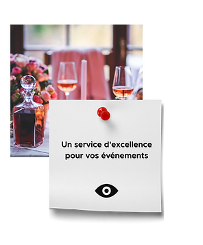 Votre conciergerie s'occupe de votre événement