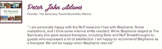 Peter John Abrams NLP Breakthrough Testi