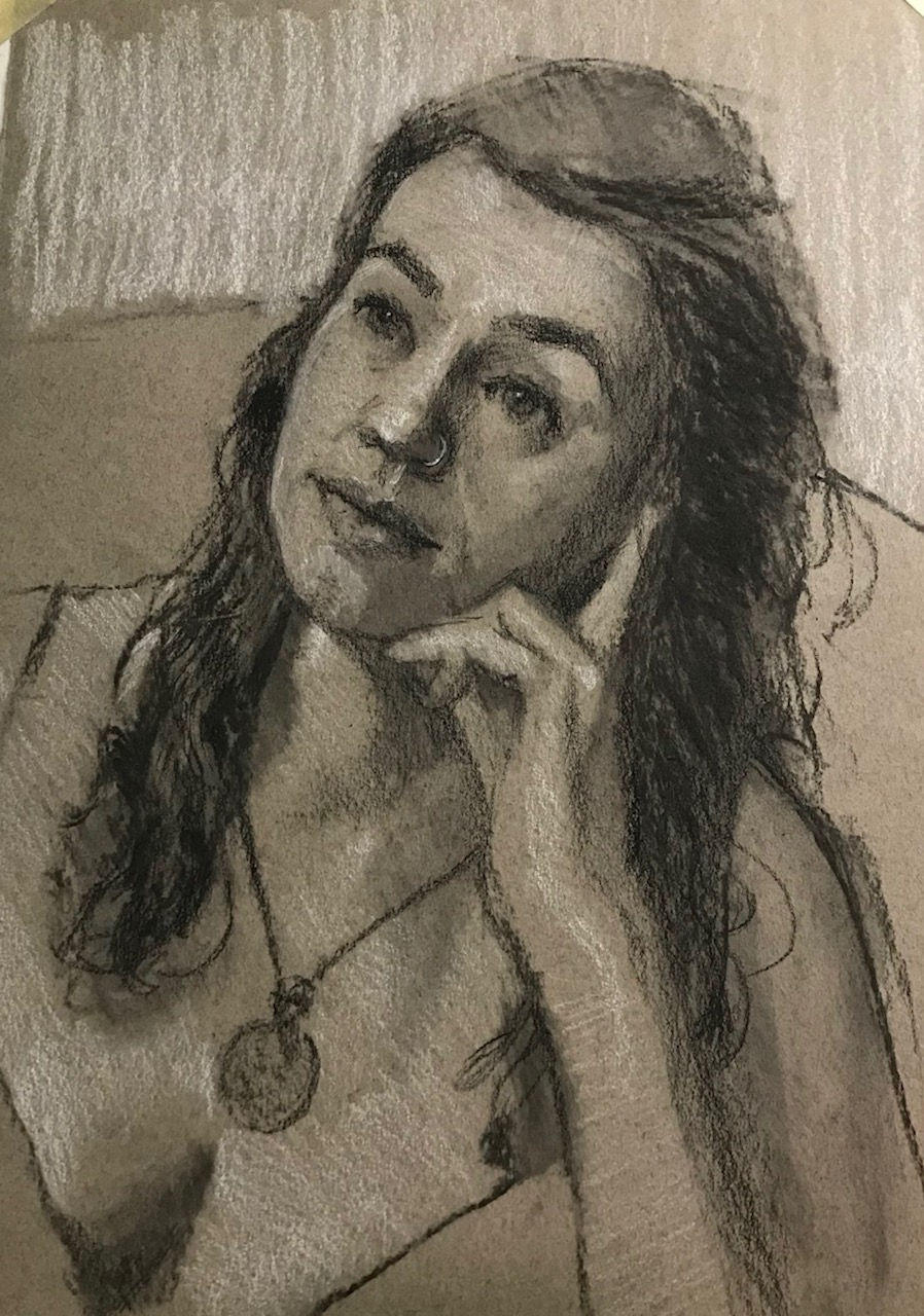 Sam | charcoal sketch