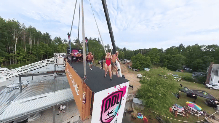 Extreme diving video production