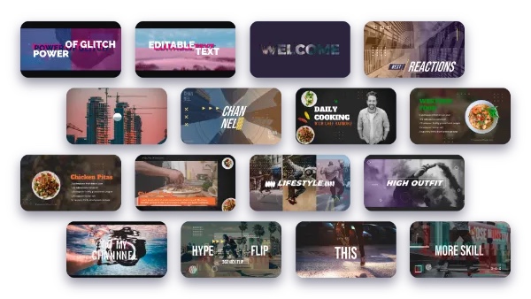n image displaying a visually captivating arrangement of multiple videos organized in a grid pattern. Explore the world of video production services and the creativity of media production companies