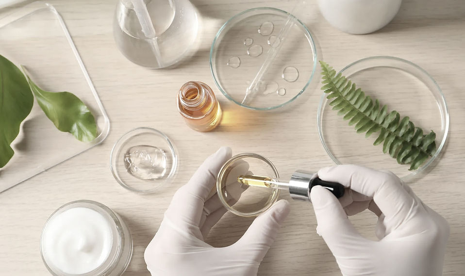 Green chemistry skincare formulations with natural botanical active ingredients