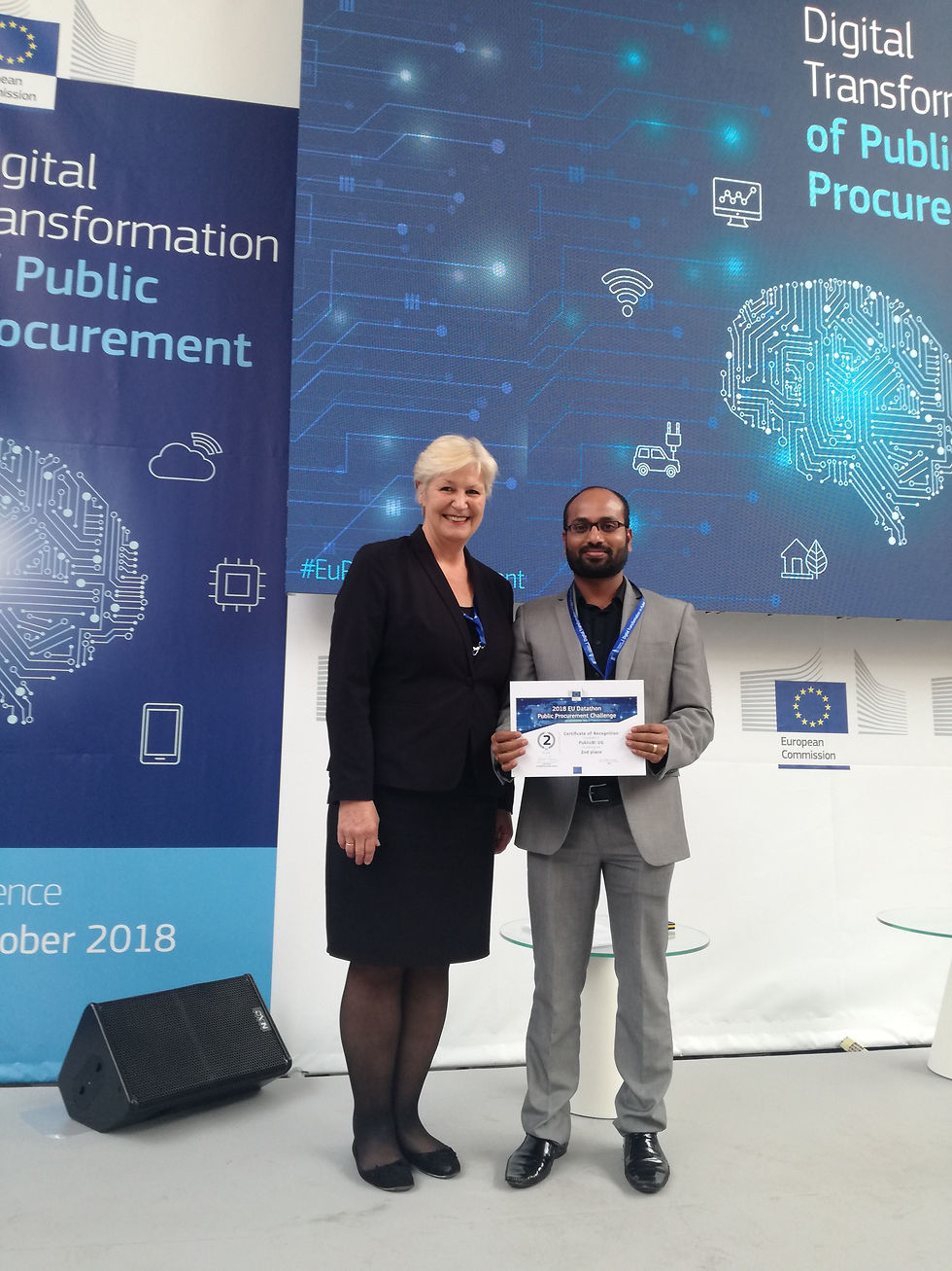 PublicBI UG Awarded at Digital Transformation in Public Procurement Conference, Lisbon