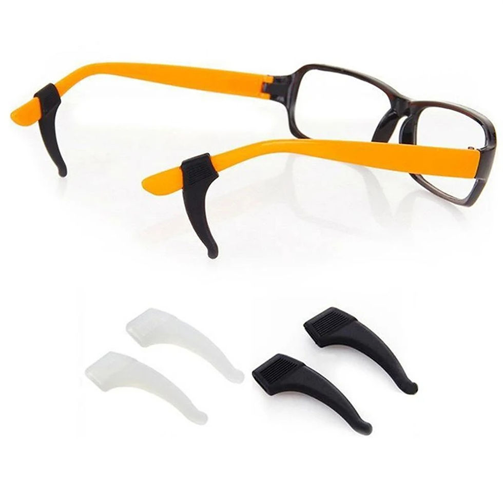 Thumbnail: Ganchos Antiderrapantes de Silicone para Óculos (5 Pares)