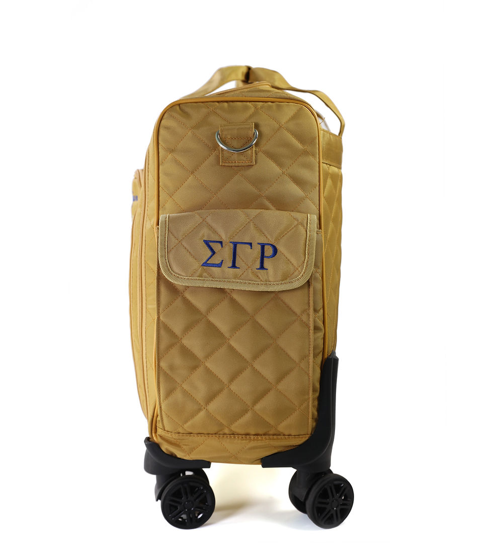Thumbnail: Gold Quilted Soror Rolling Set