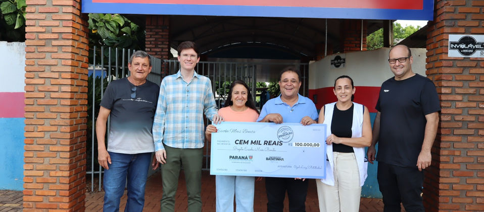 Deputado Batatinha visita Palotina para entregar veículo à Saúde e acompanhar melhorias na educação