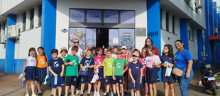 Alunos do Colégio Terra do Saber realizam expedição pelo centro de Palotina