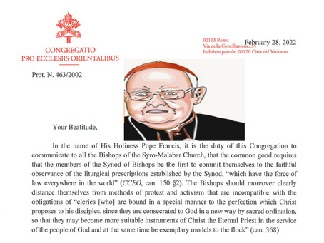 A new rite: a model of Syro Malankara Church is a way out from Syro Malabar crisis.
