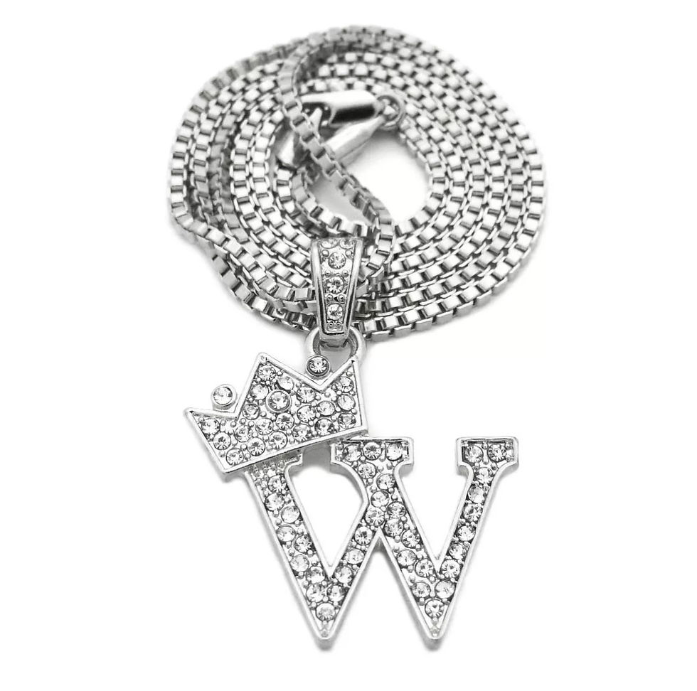 Thumbnail: initial pendant necklace 