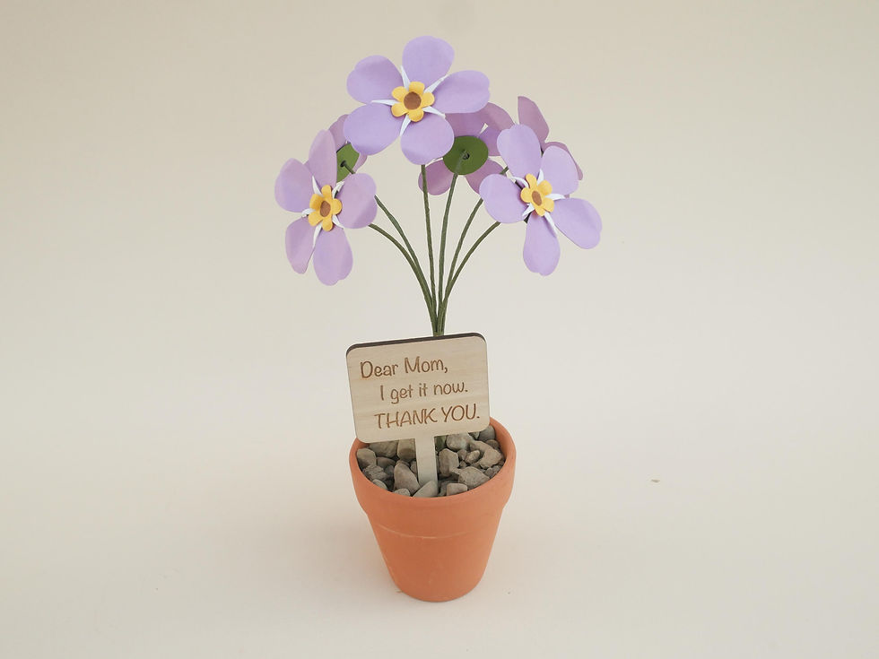 Thumbnail: Purple Paper Forget Me Nots