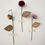 Thumbnail: Paper flower bookmark, Set of 3