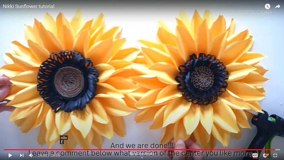 Thumbnail: Nikki Paper Sunflower Workshop