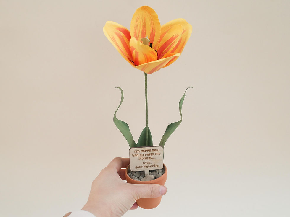 Thumbnail: Paper Tulip in a pot