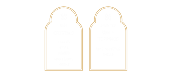 TOPPING BAR PRICING