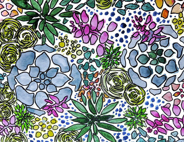succulent palette ref landscape