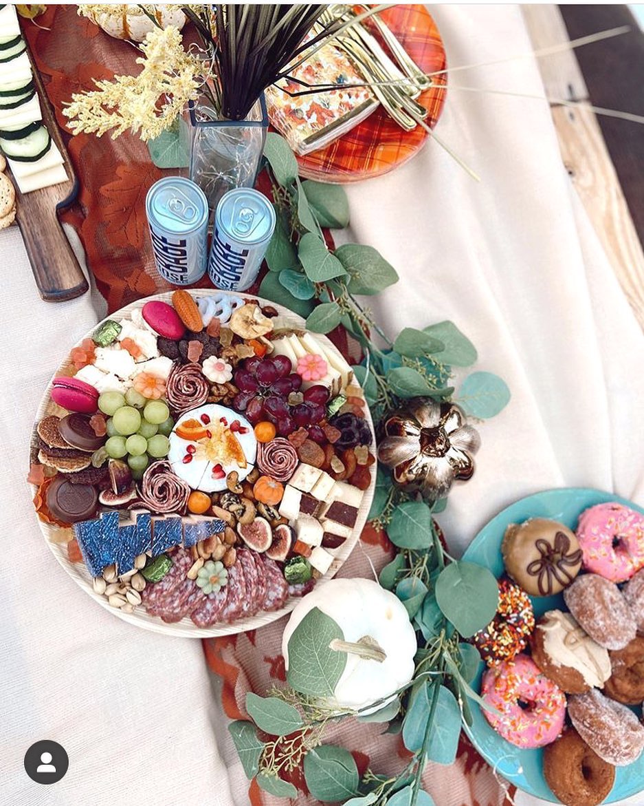 Arranged Food and Objects