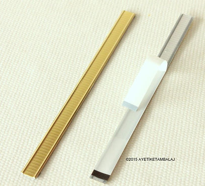 PARLAK ALTİN-12CM-kapama klips