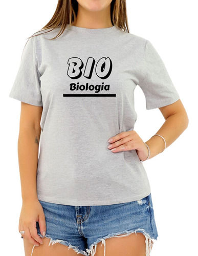 Miniatura: Camiseta Faculdade Biologia Curso Universidade Feminina